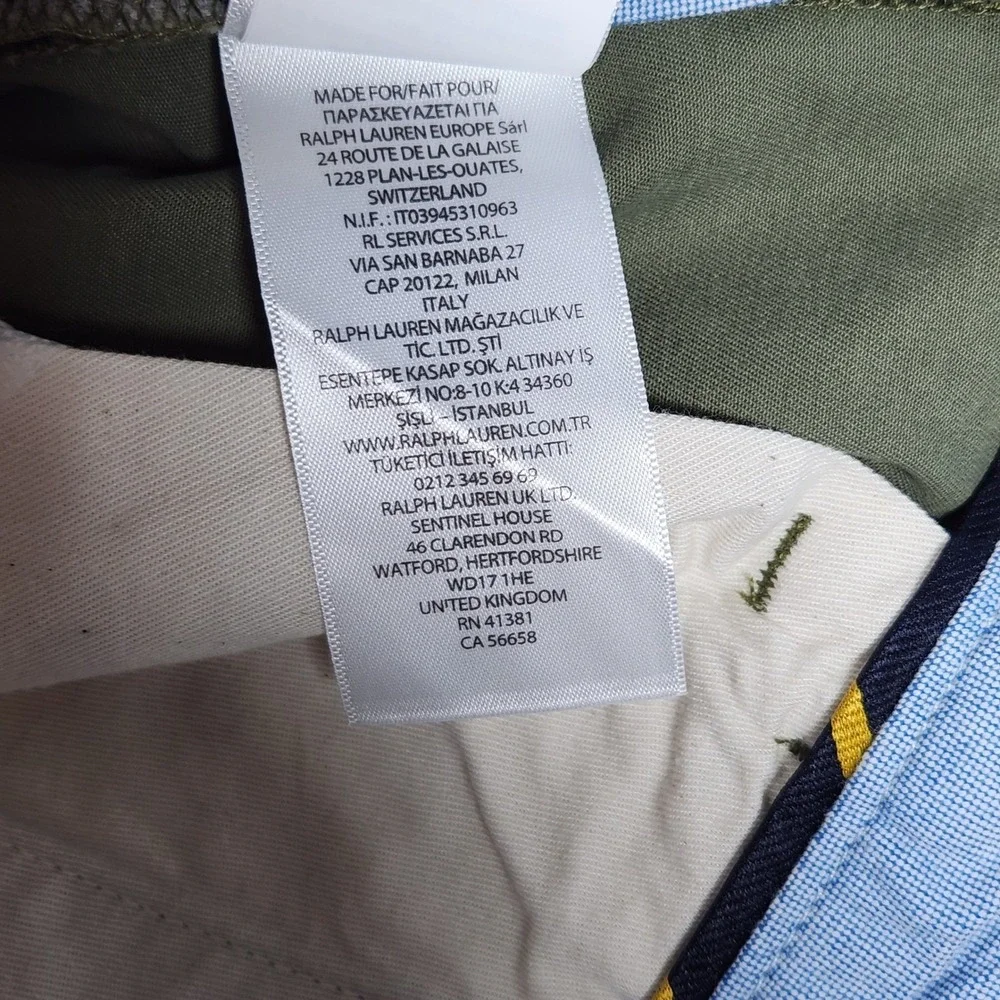 Polo‎ Ralph Lauren Stretch Straight Chino Pants Olive Green 34x30 (Fits 36x29 NW